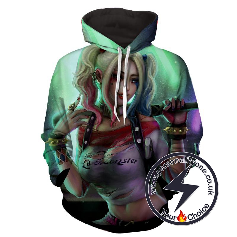 Harley Quinn - Harley Quinn 3D - Hoodies